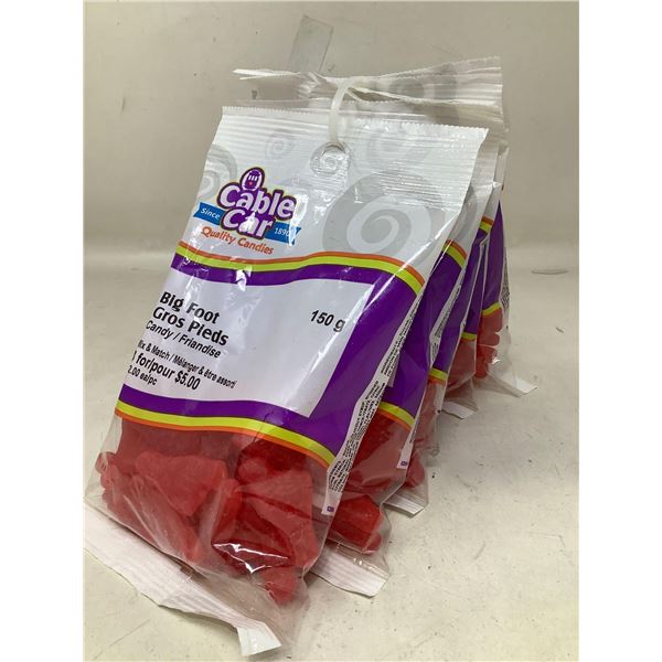 Cable Car Big Foot Gummy Candy (6 x 150g)
