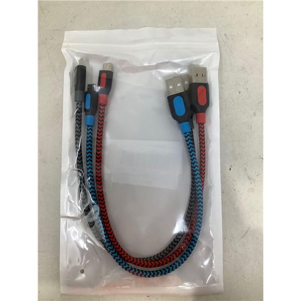 3 pcs 1ft Micro USB Cable