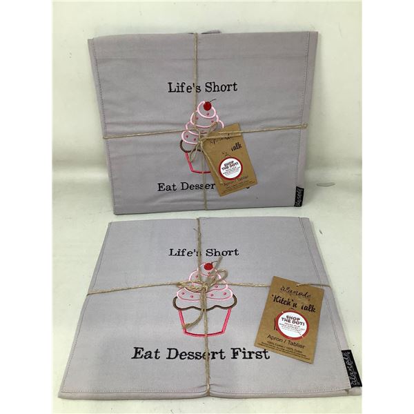 Alamode Kitch 'n Talk Aprons (2ct)