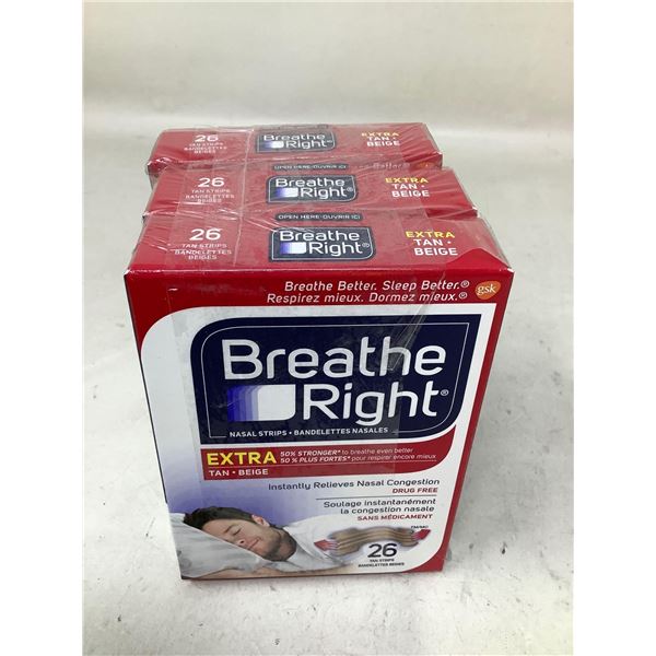 Breathe Right Nasal Strips (3 x 26)