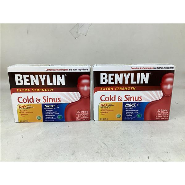 Benylin Extra Strength Cold & Sinus (2 x 20tbs)