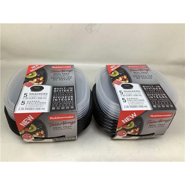 Rubbermaid Take Alongs Meal Prep Containers (2 x 5)