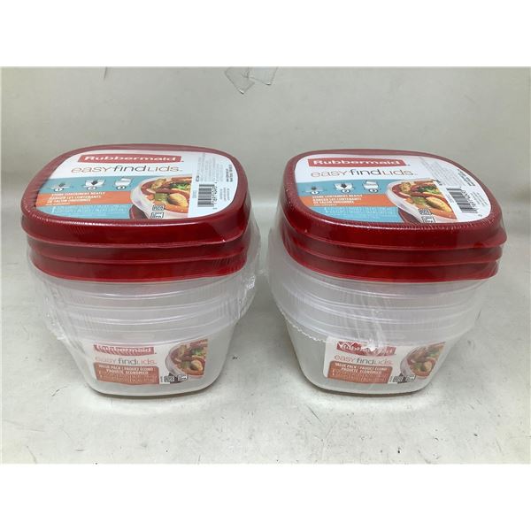 Rubbermaid Easy Find Lids (2 x 3)