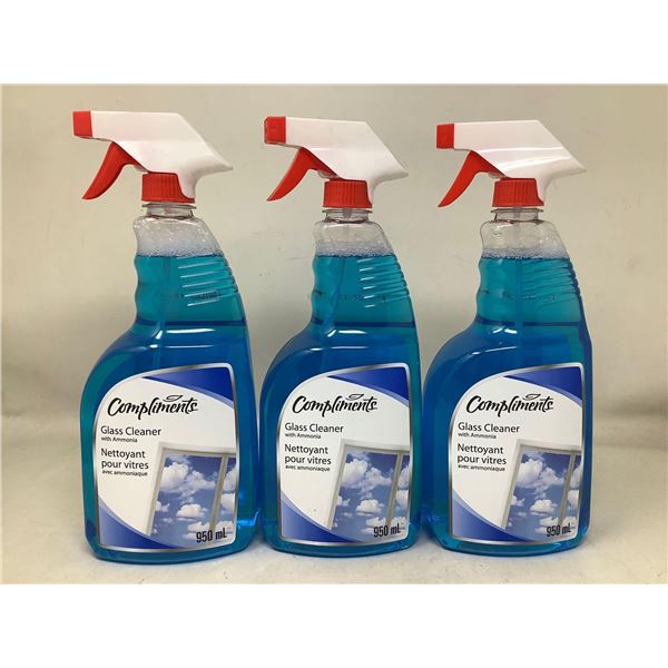 Compliments Glass Cleaner (3 x 950ml)