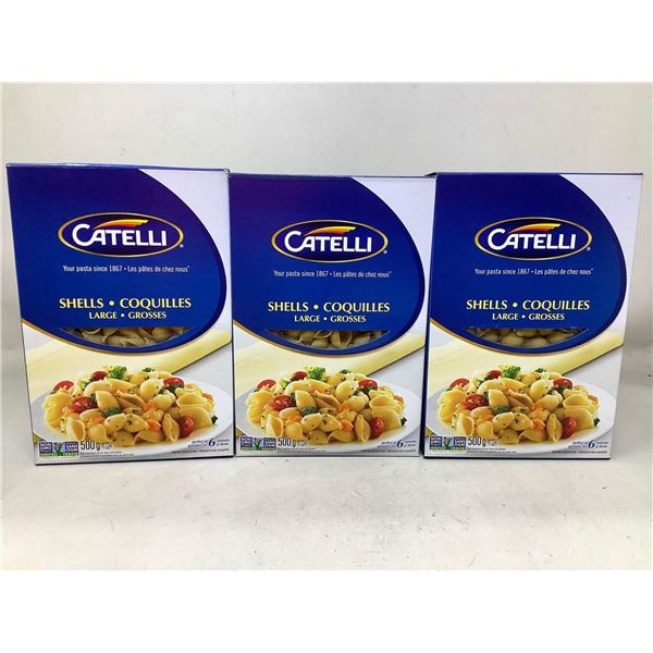 Catelli Shells Pasta (3 x 500g)