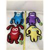 Image 1 : Canvas Sqeaker Dog Toys by Pet Knight (4ct)