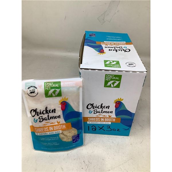 Only Natural Pet Chicken & Salmon Shreds (12 x 3oz)