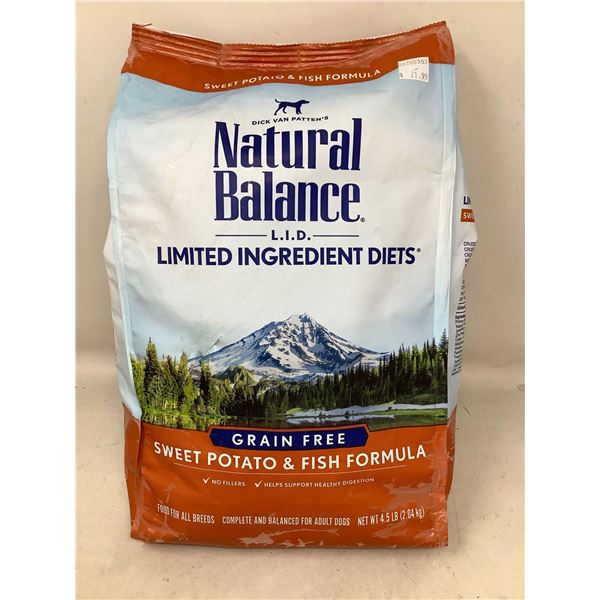 Natural Balance Sweet Potato & Fish Formula (4.5lb)