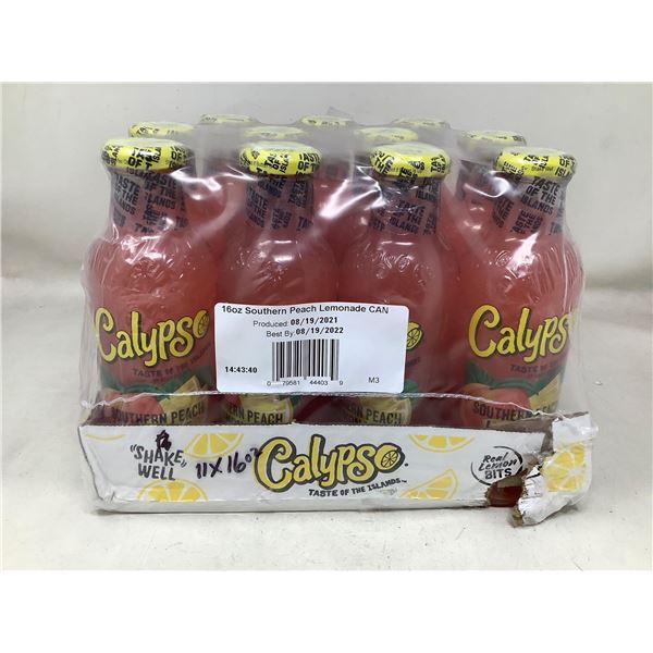 Calypso Southern Peach Lemonade (11 x 16oz)