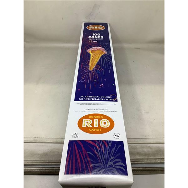 Rio Candy Ice Cream Cones (100ct)