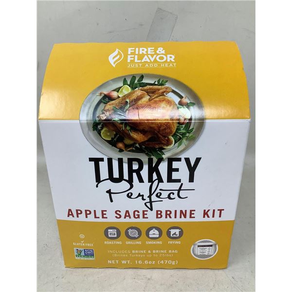 Fire Flavor Turkey Perfect- Apple Sage Brine Kit