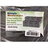 Image 2 : 6pk Foldable Bins Cube Storage Basket with Handles