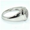 Image 2 : Silver Diamond(0.2ct) Rhodium Plated Ring (~weight 2.95g) (Estimated Selling Price from $54 to $108)