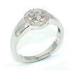 Image 3 : Silver Diamond(0.3ct) Rhodium Plated Ring (~weight 2.8g) (Estimated Selling Price from $51 to $102)