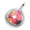 Image 3 : Silver Pink Spiny Oyster Turquoise(10.8ct) Rhodium Plated Pendant (~weight 6.65g) (Estimated Selling