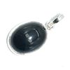 Image 2 : Silver Black Onyx(8.1ct) Rhodium Plated Pendant (~weight 3.75g)