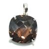 Image 1 : Silver Somkey Quartz(8.45ct) Rhodium Plated Pendant (~weight 4.45g)