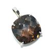 Image 2 : Silver Somkey Quartz(8.45ct) Rhodium Plated Pendant (~weight 4.45g)