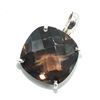 Image 3 : Silver Somkey Quartz(8.45ct) Rhodium Plated Pendant (~weight 4.45g)