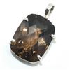 Image 3 : Silver Smokey Quartz(11.7ct) Hand Made Pendant (~weight 6.05g)