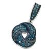 Image 3 : Silver Blue Diamond(0.4ct) Rhodium Plated Pendant (~weight 2g) (Estimated Selling Price from $36 to 