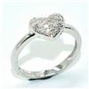 Image 3 : Silver Diamond(0.25ct) Rhodium Plated Ring (~weight 1.8g) (Estimated Selling Price from $33 to $66)