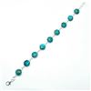 Image 3 : Silver Blue Copper Turquoise(24.35ct) Hand Made Bracelet (~weight 10.7g) (Estimated Selling Price fr