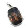 Image 2 : Silver Smokey Quartz(8.75ct) Hand Made Pendant (~weight 4.45g)