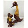 Image 1 : Vintage Blue Mountain Pottery Canada- Large Mama Duck with 2 Babies