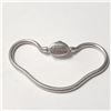 Image 2 : Silver 7" Apx 9G Bracelet (~Size )(Ring is resizable for $40), Suggested Retail Value $120