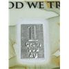 Image 1 : LOT OF 2 - One grain .999 Fine Silver Wafer Bars with certificates