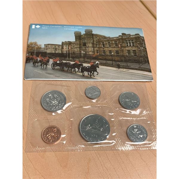 Royal Canadian Mint issued 1978 Proof Sealed Mint Set with certificate