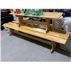 Image 2 : 8' Long Solid OAK Wooden Bench