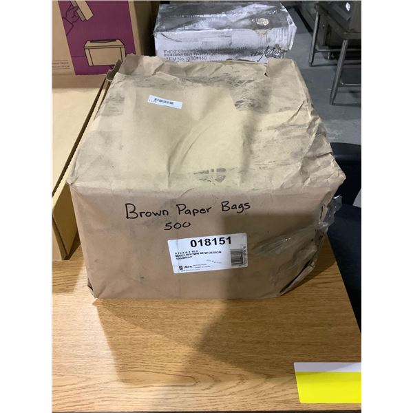 500 Brown Paper Bags 9.75x6x16.5 - Mary Browns Design