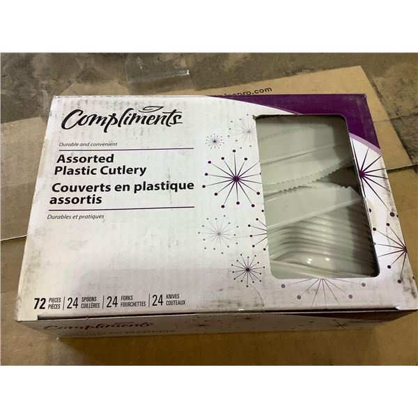 Compliments Assorted Cutlery 72/box - 24 boxes