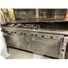 Image 2 : Quest double oven gas range - 8 burner top cooktop with griddle  and salamander