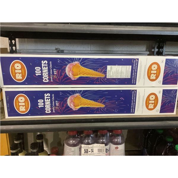 2x100 Rio Ice Cream Cones