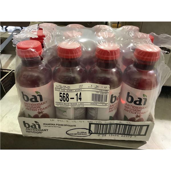 Bai Antioxidant Infusion Pomegranate grenade 12x530ml