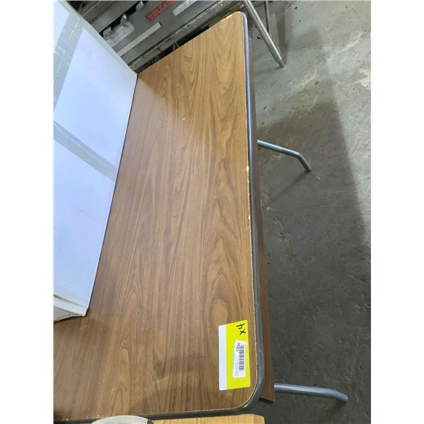 6' Folding Tabes Assorted colors and styles, 1 table per Lot