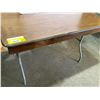 Image 2 : 6' Folding Tables Assorted colors and styles, 1 table per Lot