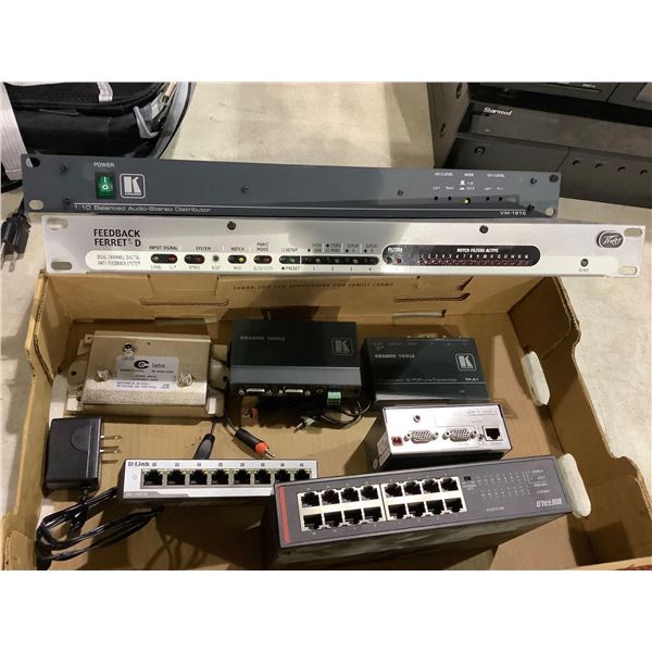 Kramer Balanced Audio Stereo Distributor & Peavey Feedback Ferret-D