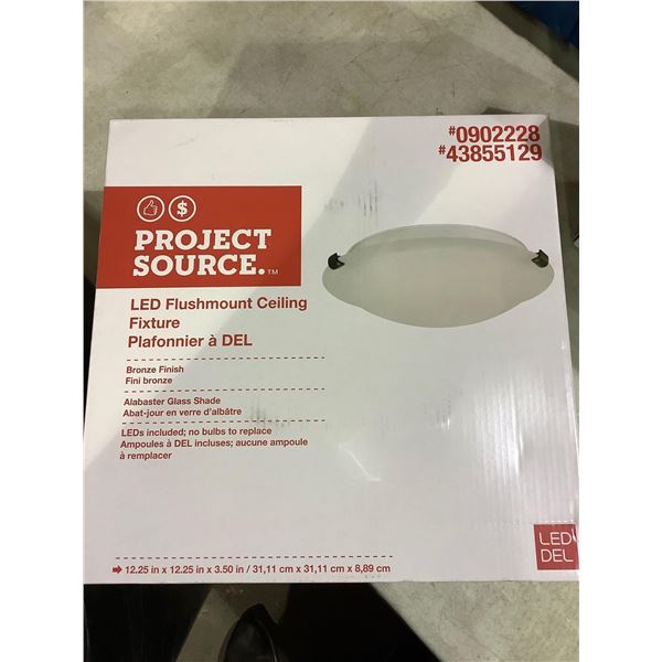 Project Source LED Flushmount Ceiling Fixture