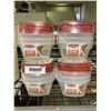 Image 2 : 4X 3Pack Rubbermaid Easy Find Lids 1.25 cup & 2.0 cup Food Containers