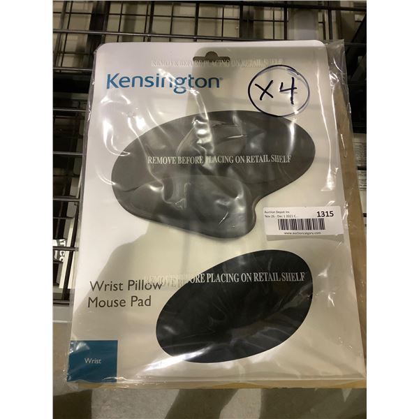 Kensinton Wrist Pillow Mouse Pad x4