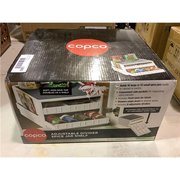 Copco Adjustable Spice Jar Shelf