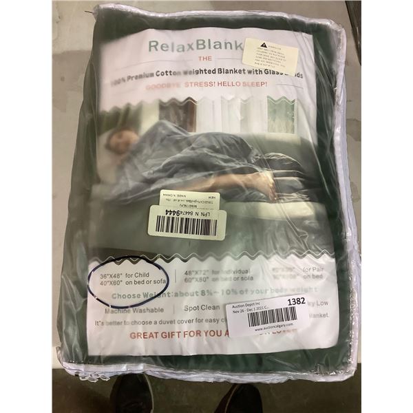 40x60" Weighted Blanket - Green