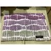 Image 1 : Raindance 20x30" Bath Rug - Purple & Grey