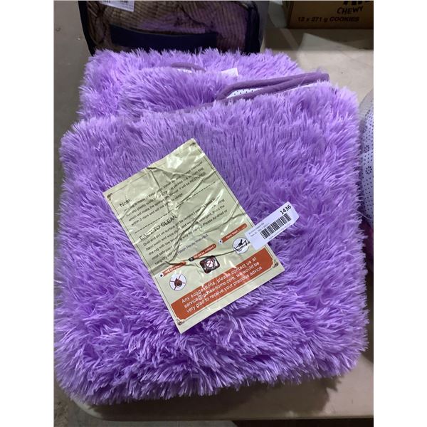 4'x6' Purple Shag Area Rug
