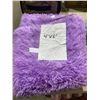 Image 2 : 4'x6' Purple Shag Area Rug