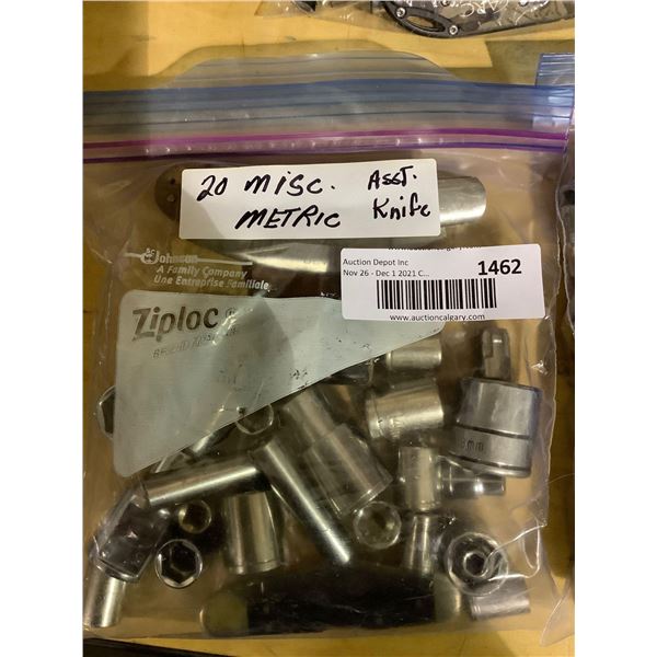 Assorted Sockets, Knives